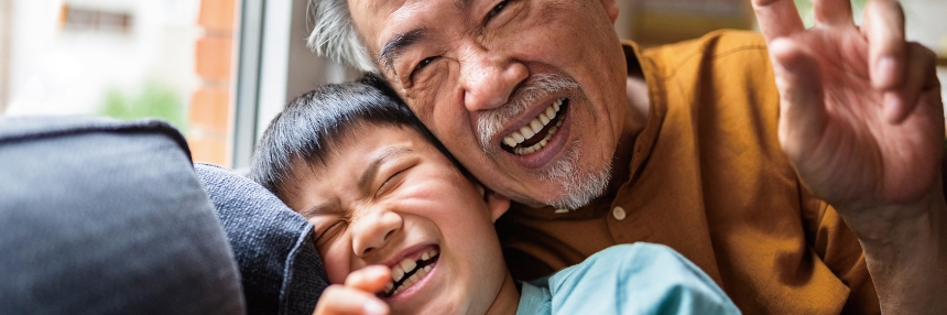 孫と遊ぶ、話す、まなぶ